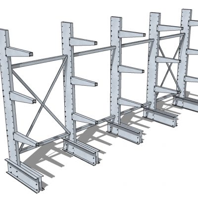 Grenställ 2500x600x1250x5 grenställage snabb leverans
